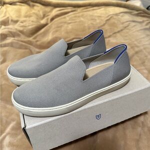 Rothy's Light Gray Slip-On Sneakers 7.5